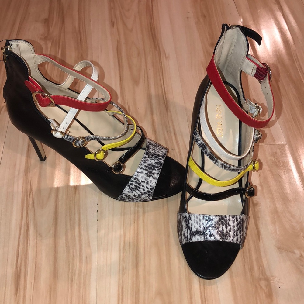 Snake skin heels